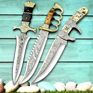 Hand Engraved Knives